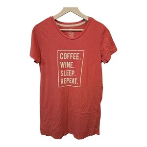 George Pink Casual T-Shirt Dress